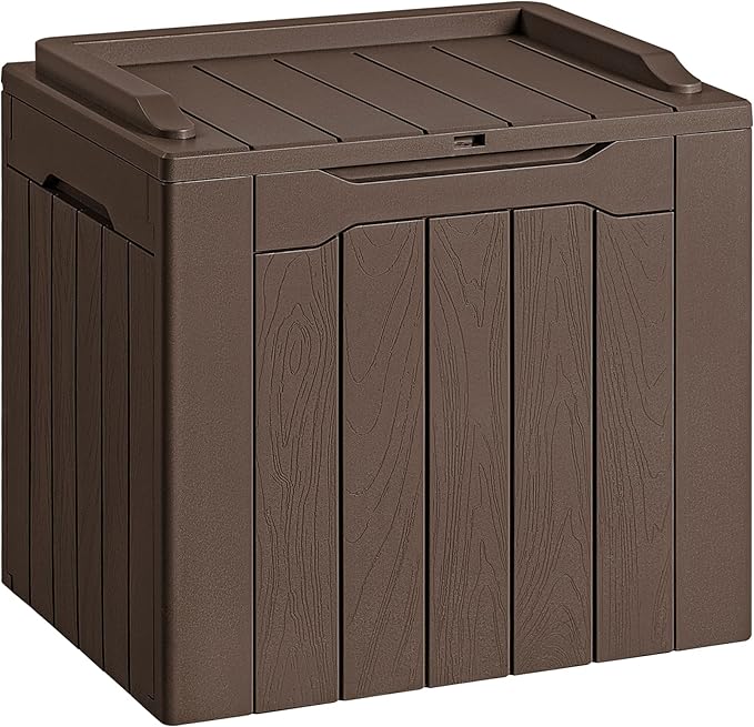 Devoko 30 Gallon Resin Deck Box Outdoor Indoor Waterproof Storage Box by DEVOKO