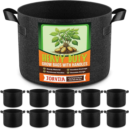 10 Pack 1 Gallon Grow Bags, Thickened Nonwoven Fabric Planter Pots by Unknown