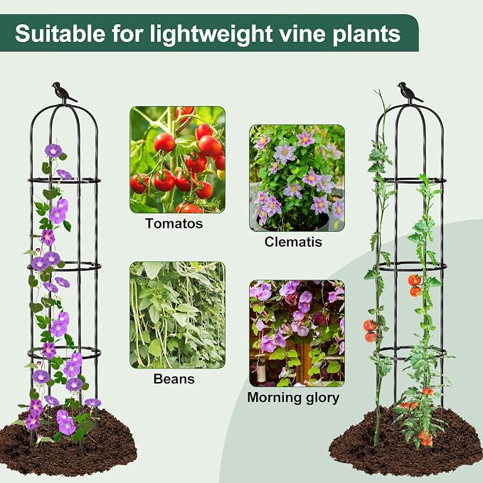Garden Trellis for Climbing Plant Outdoor, 2 Pack - Image 2