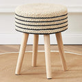 Cpintltr Round Ottoman Footstool Natural Seagrass Foot Stool Pouf Ottomans by CpintltrFruniture