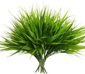 alyptus Artificial Grass Outdoor 12 Bundles Fake Plants Outside Green Onion by ALYPTUS