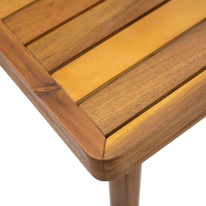Christopher Knight Home Elko Acacia Wood Outdoor Dining Set - Image 9