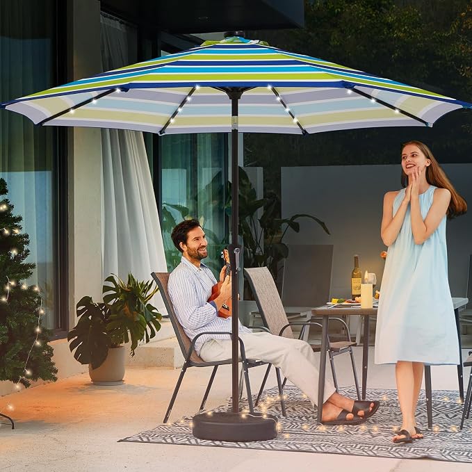 JEAREY 9FT Outdoor Patio Umbrella - Image 8