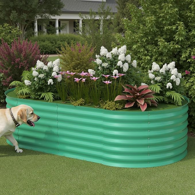 Garvee 6x3x2 ft Galvanized Raised Garden Bed Outdoor, 24 in Tall Metal Planter - Image 8