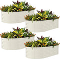 Garvee 4 Pack Galvanized Raised Garden Bed, Rust-Resistant Raised Garden Beds by Garvee