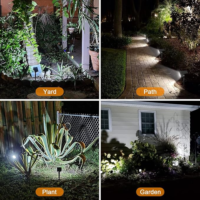 LANSOW Solar Spot Lights Outdoor, 2-in-1 Solar Landscape Spotlights, 3 Modes - Image 5