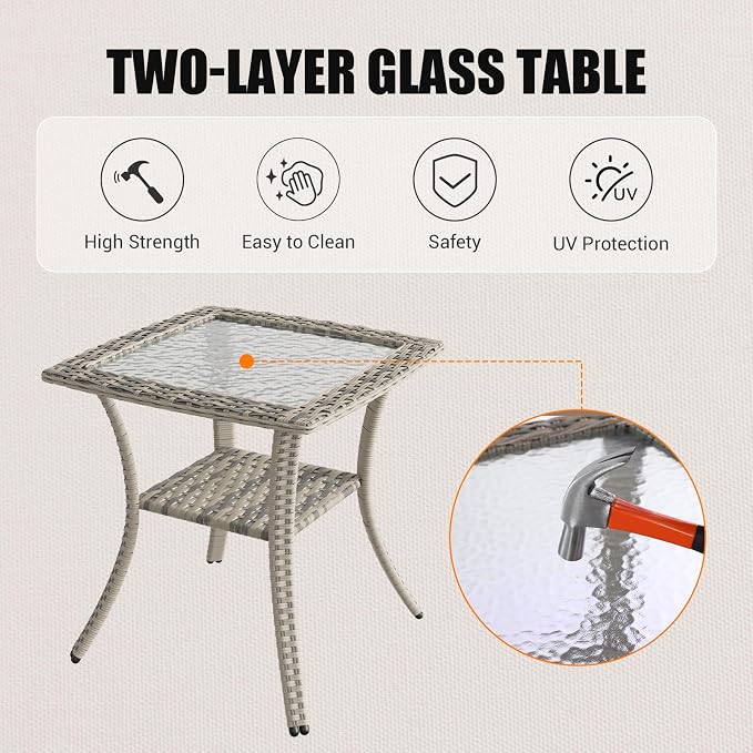 9-Piece Outdoor Patio Furniture Set - Image 9