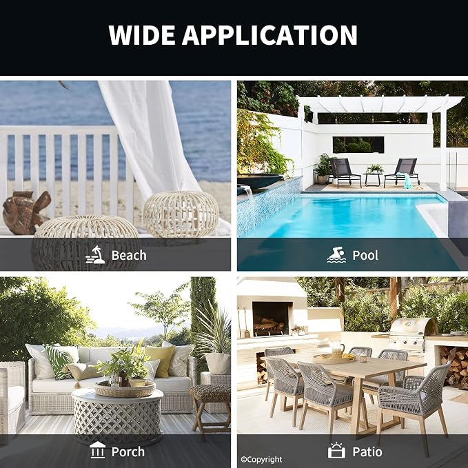 Outdoor Patio Curtain Waterproof Darkening Thermal Insulated Indoor Curtains - Image 7