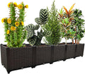 Large Planters for Outdoor Plants pots Elevated Garden Boxes Raised Garden Bed by TDDSS