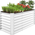 Best Choice Products 4x2x2ft Outdoor Metal Raised Garden Bed, Deep Root Box by BestChoiceProducts