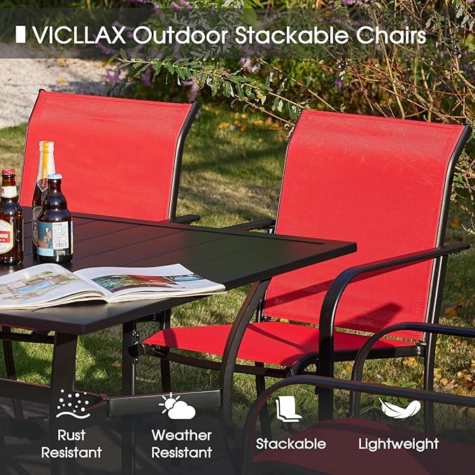 VICLLAX 5 Pieces Patio Dining Set - Image 2