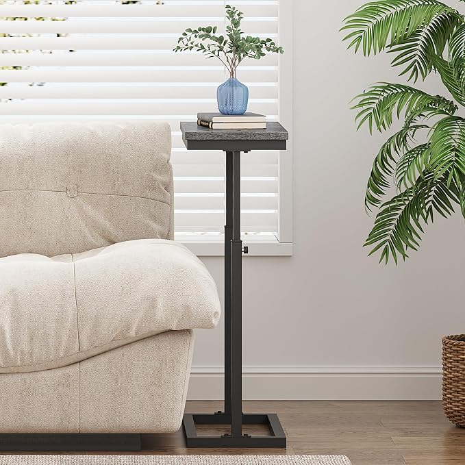 TUTOTAK End Table, Side Table, Tall Couch Table, Sofa Table, Living Room - Image 5