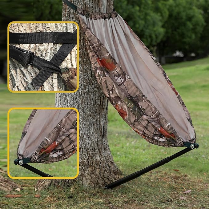 Camo Tree Camping Chair Hunting Hammock Seat Hunting Chair Portable and Light - Image 5