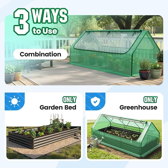 Quictent Raised Garden Bed Galvanized Raised Beds - Image 3