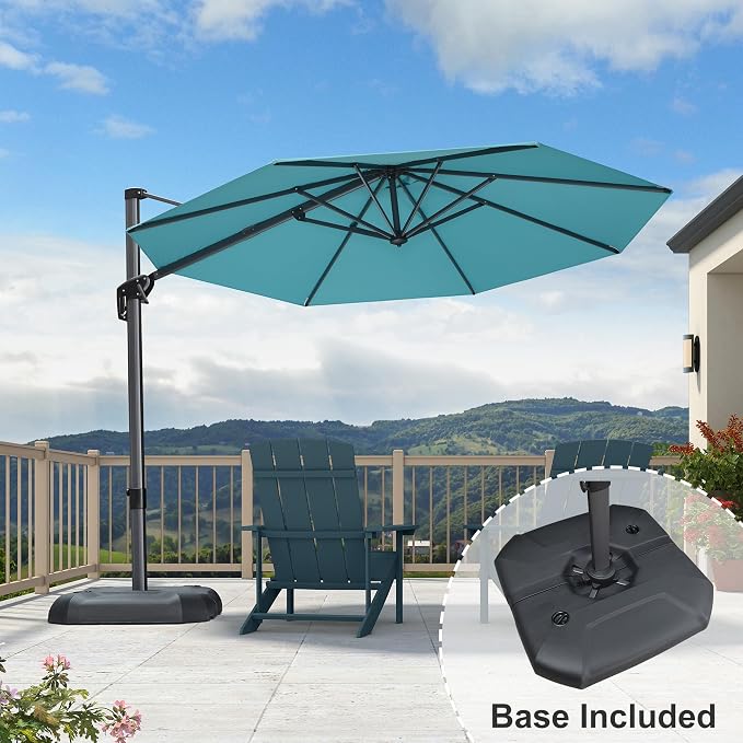 PURPLE LEAF 10 Feet Cantilever Umbrella - Image 2