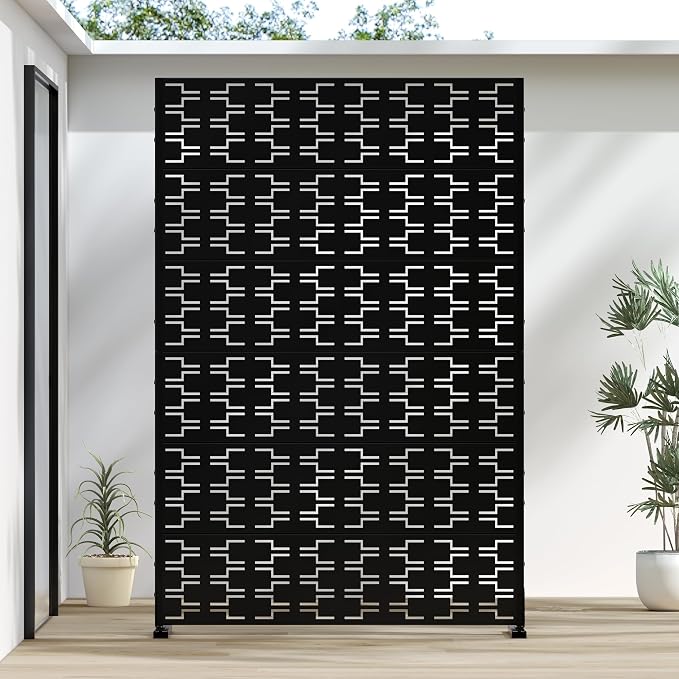 Casaphoria Metal Privacy Screen Outdoor by Casaphoria