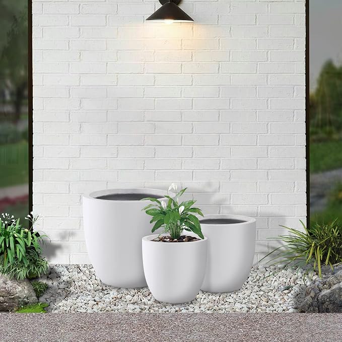 Kante 18", Outdoor Indoor Large Planter Pots - Image 5