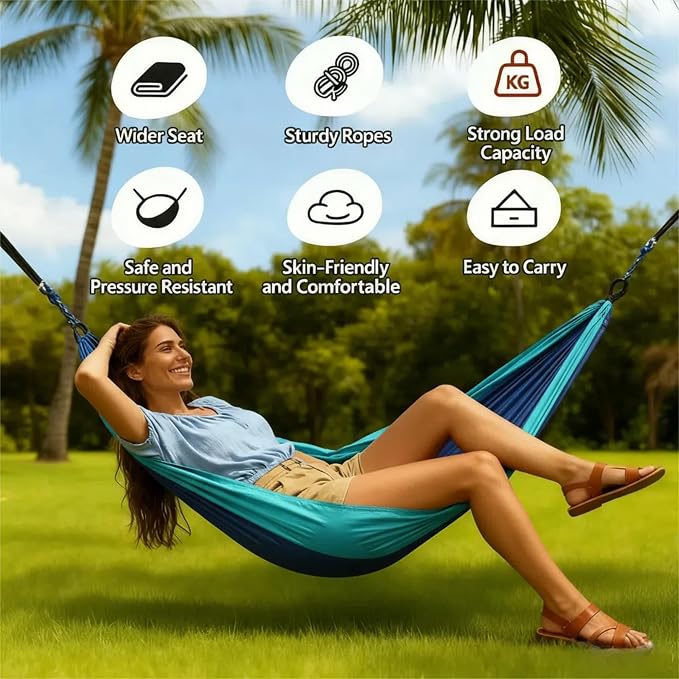 2Pack Hammocks| Camping Hammock | Portable Outdoor Hammock Set | - Image 6