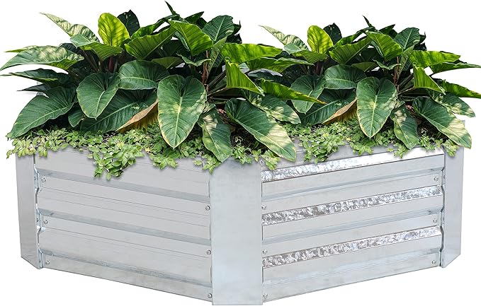Sunnydaze 11.75" H Raised Metal Garden Bed by SunnydazeDecor