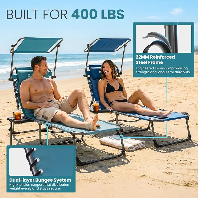 FUNDANGO 4 in 1 Tanning Chair - Image 6