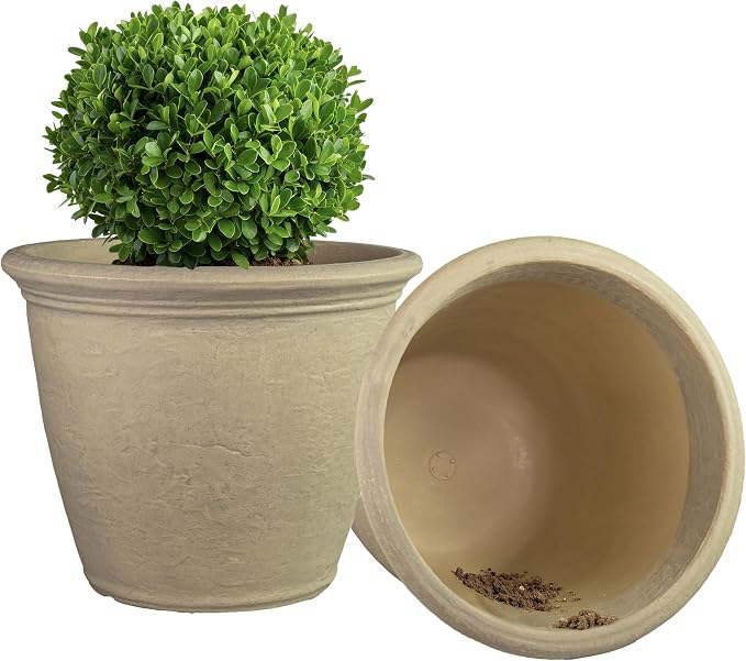 Sunnydaze 20-Inch Anjelica Large Plastic Pot by SunnydazeDecor