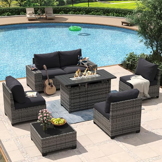 Aoxun 7 Piece Patio Furniture Set by Aoxun