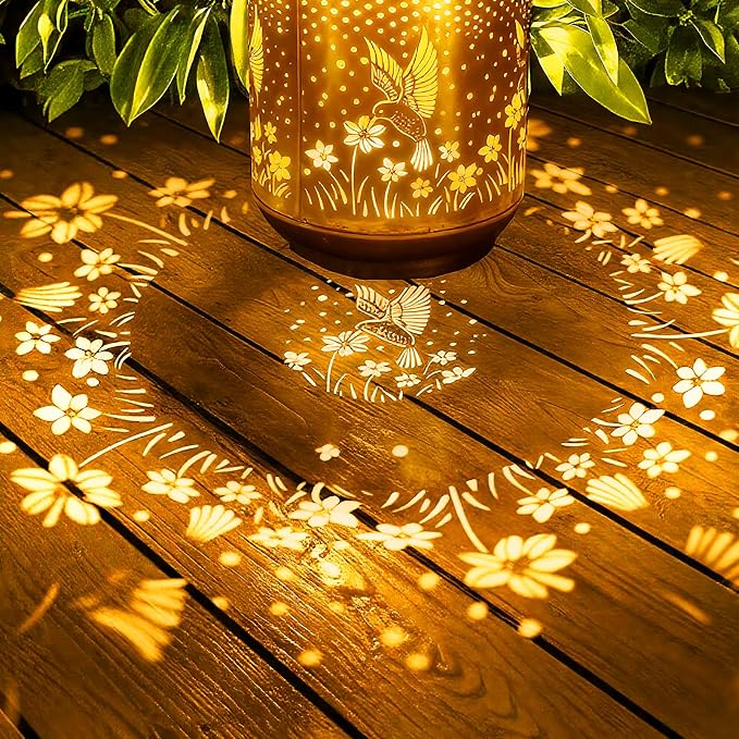Solar Lanterns Garden Decor, Solar Light Outdoor Waterproof, Hummingbird - Image 5