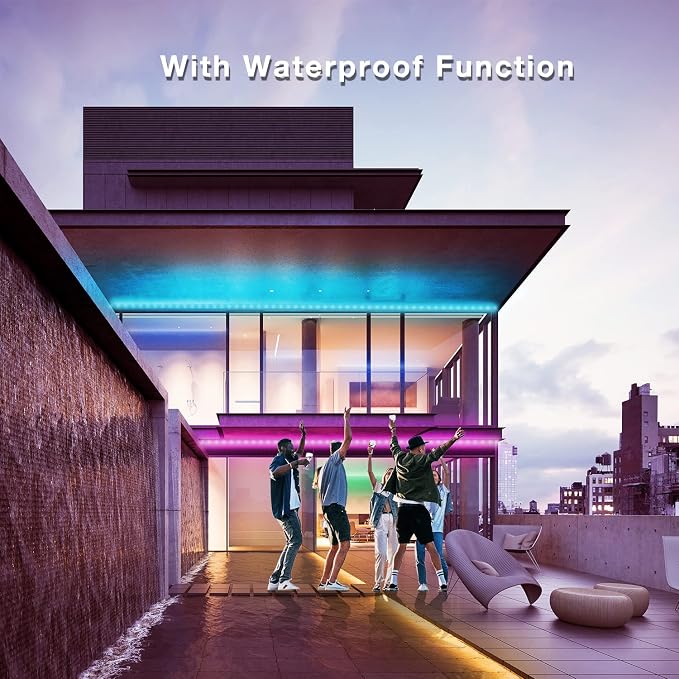 DAYBETTER Led Strip Lights Waterproof, Smart Outdoor Lights, Led Light Strips - Image 3