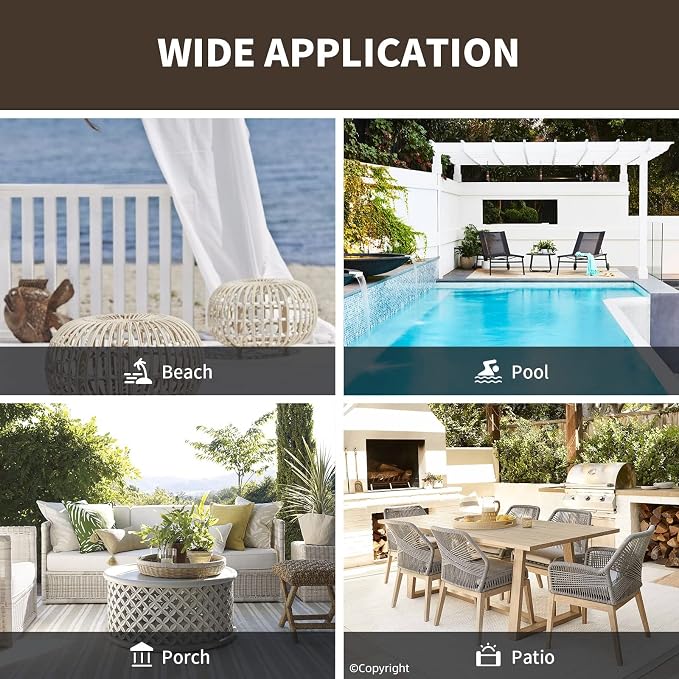 Waterproof Outdoor Curtain W105 x L108 - Image 7
