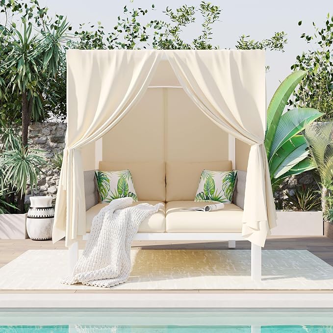 Outdoor Patio Sunbed Lounger - Image 3