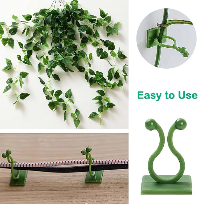 Plant Climbing Wall Fixture Clips, Traction Support Holder, Invisible Leaf Clips - Image 5