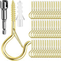 96 PCS Q-Hanger Hooks, Screw Hooks by FSAH