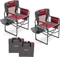 SUNNYFEEL Camping Directors Chair, Heavy Duty, Oversized Portable Folding Chair by SunnyFeelCamping