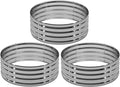 3PCS 4x4x1FT Galvanized Raised Garden Bed Kit, Vegetable Boxes-Round Metal by DIIYIV