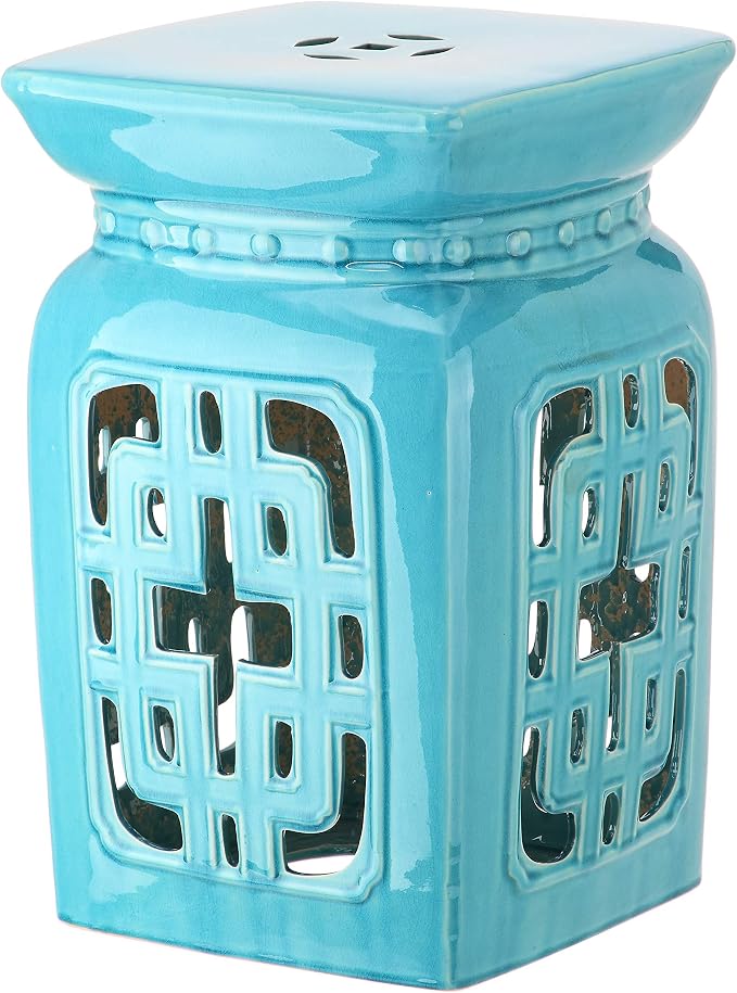 Safavieh Castle Gardens Collection Beijing Filigree Antique White Glazed - Image 2