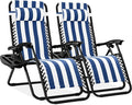Best Choice Products Set of 2 Adjustable Steel Mesh Zero Gravity Lounge Chair by BestChoiceProducts