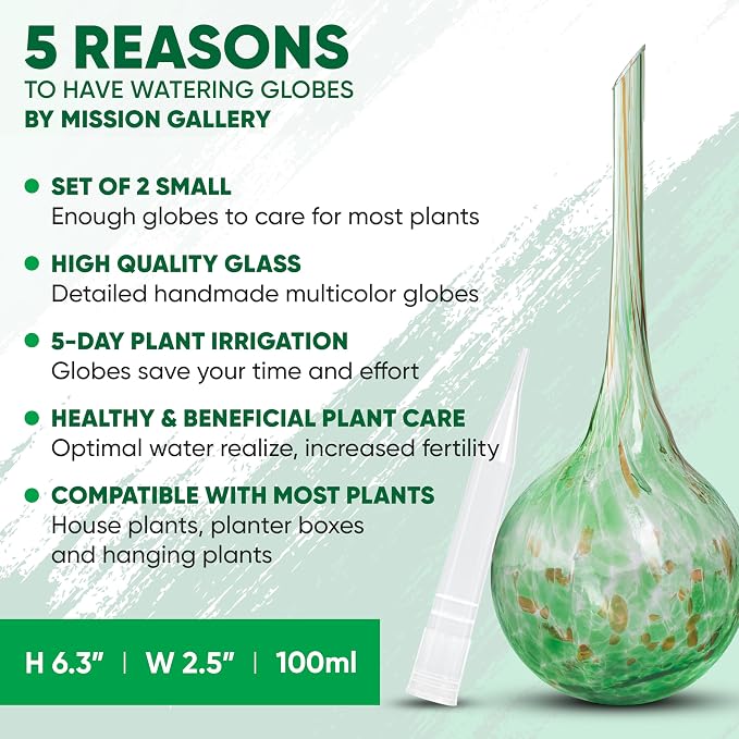 Plant Watering Globes Set of 2 - Image 2