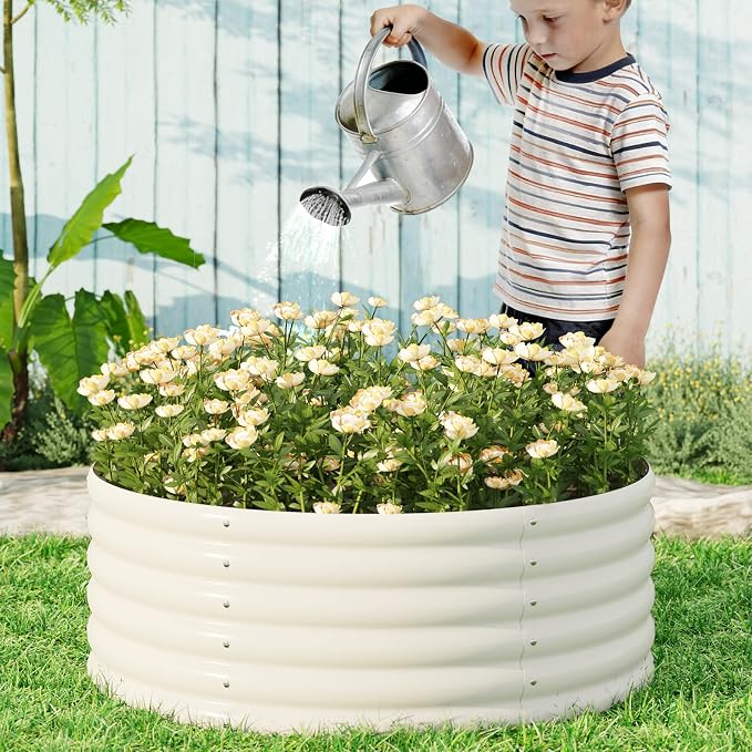 2-Pack 4x1.5ft Galvanized Raised Garden Bed, Outdoor Planter Bed, Metal Planter - Image 2