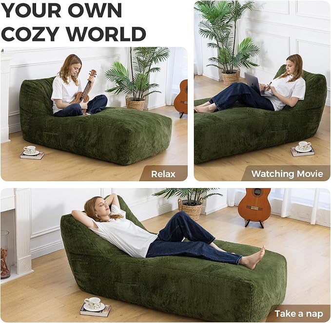 Giant Bean Bag Lounger Chair for Adults - Image 6
