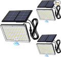 JACKYLED Solar Lights Outdoor Waterproof, Motion Sensor Flood Light 113 LED by JACKYLED