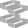 4 Pack 6x3FT Raised Beds for Gardening, Corrugated Galvanized Steel Raised by OZMSHF