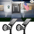 2 Pack Solar Spotlights Outdoor Waterproof by FALOVE