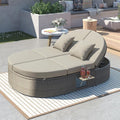 Merax Outdoor Sun Bed Patio 2-Person Daybed by Merax