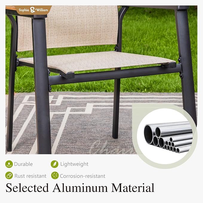 Sophia & William Patio Dining Set - Image 3