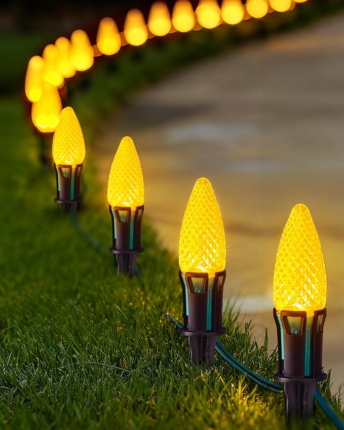 100-Pack Christmas Light Yard Stakes, 5.5 Inch Lighting Stakes - Image 2