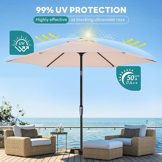 OLIXIS 7.5ft Patio Umbrella - Image 4