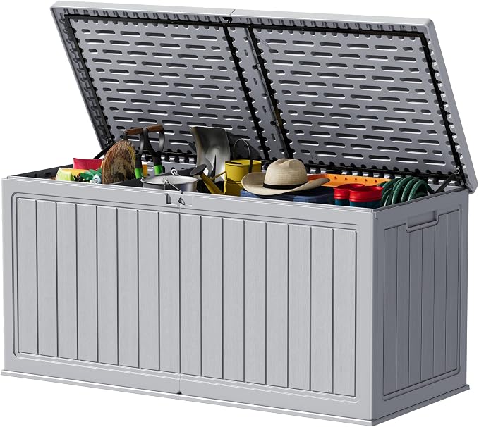 Devoko 260 Gallon Double-Wall Deck Box by DEVOKO