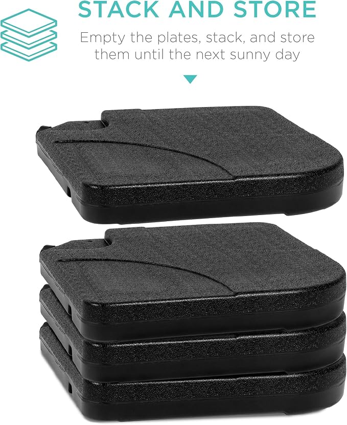 Best Choice Products 4-Piece 155lb Capacity Heavy-Duty Cantilever Offset Patio - Image 6