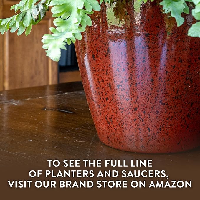 Classic Home and Garden Premiere Collection Planter Vogue, Patina Copper - Image 7