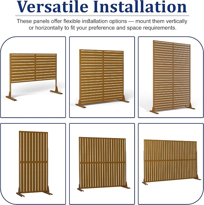 FENCY Outdoor Privacy Screen, Outdoor Freestanding Privacy Screen & Panels - Image 5